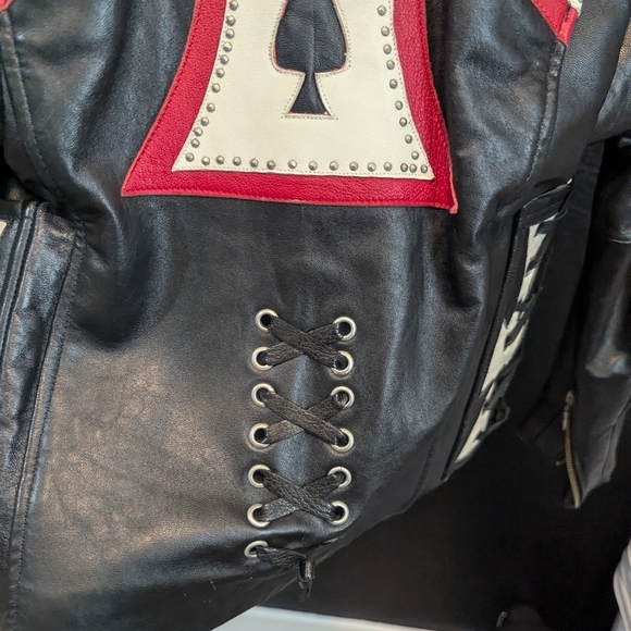 Custom Tribe America Leather Jacket - Picture 6 of 16